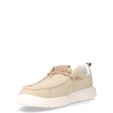 Stringata casual in tessuto sabbia | Boscaini Scarpe