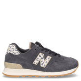 574 sneaker in pelle grigio - Sneakers Donna | Boscaini Scarpe