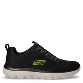 Summits Eckler sneaker in tessuto nero lime | Boscaini Scarpe