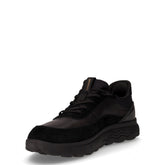 Spherica plus sneaker in pelle e tessuto nero | Boscaini Scarpe