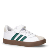 Sneakers basse in ecopelle e pelle bianco verde | Boscaini Scarpe