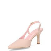 Décolleté slingback a punta in ecopelle blush | Boscaini Scarpe