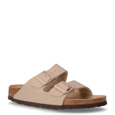 Arizona ciabatta in pelle sabbia | Boscaini Scarpe
