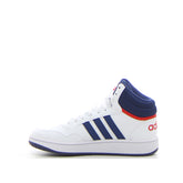 Hoops Mid 3.0 sneaker ragazzo white blue - Back to school | Boscaini Scarpe