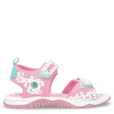 Sandalo in ecopelle e tessuto bambina rosa bianco - PRIMIGI AVANT BAMBINO | Boscaini Scarpe