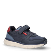 Orlando nbx sneaker in ecopelle e tessuto bambino blu | Boscaini Scarpe