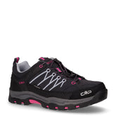 Rigel Low scarpa da trekking ragazza in pelle e tessuto titanio cielo - Scarpe Sportive Bambini | Boscaini Scarpe