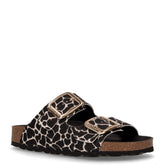 Enny ciabatta in pelle nero bianco - GRUNLAND | Boscaini Scarpe