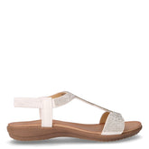 Sandalo in ecopelle con strass bianco - TOO LIKE | Boscaini Scarpe