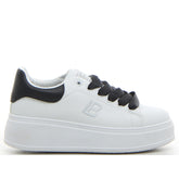 Sneaker con zeppa white black - LAURA BIAGIOTTI | Boscaini Scarpe