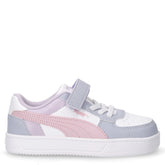 Caven 2.0 Block sneaker bambina in ecopelle bianco rosa lilla | Boscaini Scarpe