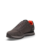 Tom Fluo sneaker in tessuto e pelle grigio scuro | Boscaini Scarpe
