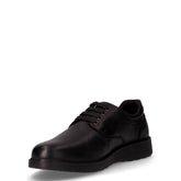 Stringata casual in pelle nero | Boscaini Scarpe