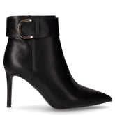 Tronchetto in ecopelle con zip nero | Boscaini Scarpe