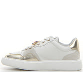 Sneaker bianco oro - Sneakers Donna | Boscaini Scarpe