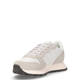 Ally Glitter Textile sneaker in pelle e tessuto argento grigio | Boscaini Scarpe