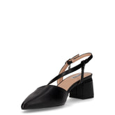 Slingback con tacco nero | Boscaini Scarpe