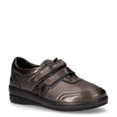 Nile scarpa sportiva in pelle con strappi antracite - Comfort Donna | Boscaini Scarpe