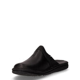 Ciabatta in pelle nero | Boscaini Scarpe
