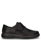 Mocassino con strappo in pelle nero - Mocassini Uomo | Boscaini Scarpe