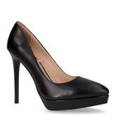 Décolleté a punta in ecopelle nero - QUEEN HELENA | Boscaini Scarpe