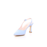 Décolleté a punta slingback celeste | Boscaini Scarpe
