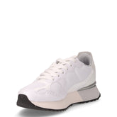 Stargirl Silver sneaker in tessuto ed ecopelle bianco | Boscaini Scarpe