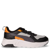 Trinity 2 lt jr sneaker in tessuto ragazzo grigio e nero | Boscaini Scarpe
