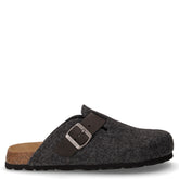 Bobo ciabatta in feltro e pelle antracite | Boscaini Scarpe