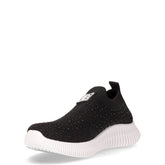Sneaker slip on in tessuto nero | Boscaini Scarpe