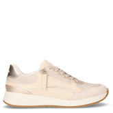 Bulmya sneaker in ecopelle e tessuto oro papiro - Sneakers Donna | Boscaini Scarpe