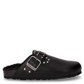 Sara ciabatta in ecopelle nero - GRUNLAND | Boscaini Scarpe