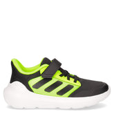 Tensaur Run 3.0 sneaker bambino in tessuto nero giallo fluo - ADIDAS | Boscaini Scarpe