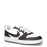 Court Borough Low Recraft sneaker ragazzo in ecopelle bianco nero - NIKE | Boscaini Scarpe