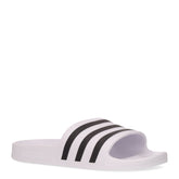 Adilette aqua ciabatta di gomma bianco nero - Ciabatte Di Gomma Uomo | Boscaini Scarpe