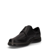 Mocassino con strappo in pelle nero | Boscaini Scarpe