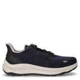 Sneaker in pelle scamosciata e tessuto blu | Boscaini Scarpe