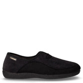 Pantofola chiusa in tessuto nero | Boscaini Scarpe