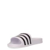 Adilette aqua ciabatta di gomma bianco nero | Boscaini Scarpe