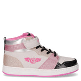 Gaia sneaker bambina in ecopelle nero grigio rosa - Scarpe Bambina | Boscaini Scarpe