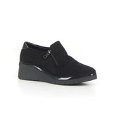 Mocassino con zeppa black - Mid Season Sale Mocassini Donna | Boscaini Scarpe