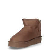 Nordic low basic tape stivaletto con caldo in tessuto tortora | Boscaini Scarpe