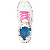 Uno lite lovely luv sneakers bambina white multi | Boscaini Scarpe