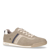 Sneaker in tessuto ed ecopelle beige | Boscaini Scarpe