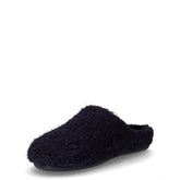 Gaga ciabatta in tessuto bouclé blu | Boscaini Scarpe