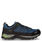 Rigel Low scarpa da trekking in pelle e tessuto blu maiolica cactus | Boscaini Scarpe