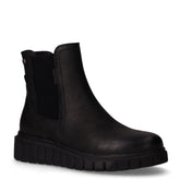 Stivaletto in ecopelle con zip nero | Boscaini Scarpe