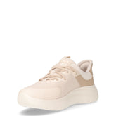 Plummery Plus sneaker slip on in tessuto crema | Boscaini Scarpe
