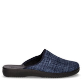 Ciabatta in tessuto blu - Ciabatte Casa Uomo | Boscaini Scarpe