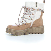 Stivaletto invernale con zeppa camel | Boscaini Scarpe